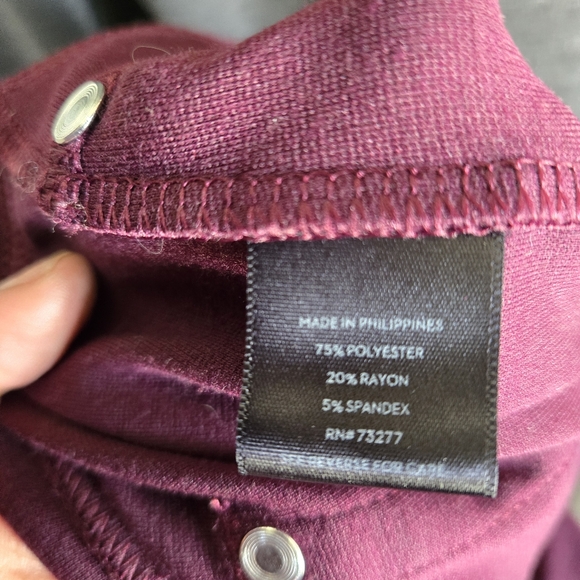 Simply Vera Vera Wang Skinny Mid Rise Pants Sz Lg Bundle Of 2 - Picture 8 of 8